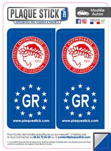 116 -Grèce "Ellàda" -Athina Olympiakos PlaqueStick