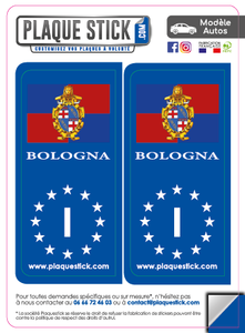 117 -Italie "Italia" Bologna PlaqueStick