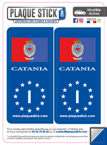 117 -Italie "Italia" Catania PlaqueStick