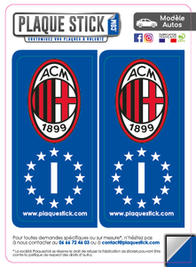 117 -Italie "Italia" -Milano ACM PlaqueStick