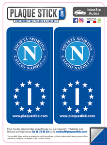 117 -Italie "Italia" -Napolini Calcio PlaqueStick