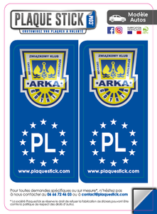 118 -Pologne "Polska" -Gdynia Arka PlaqueStick