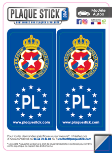 118 -Pologne "Polska" -Krakow, Wisla PlaqueStick