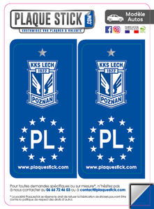118 -Pologne "Polska" -Poznan, KKS Lech PlaqueStick