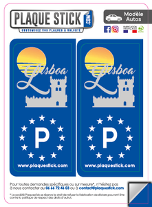119 -Portugal "Lisboa" PlaqueStick