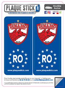 120 -Roumanie "România" -Bucuresti Dinamo PlaqueStick