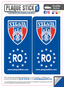 120 -Roumanie "România" -Bucuresti FCSB PlaqueStick