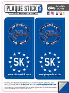 121 -Slovaquie "Slovensko" -Kosice HC PlaqueStick