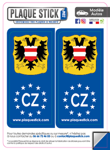 124 -Tchequie "Tchequie" Brno, Erb PlaqueStick