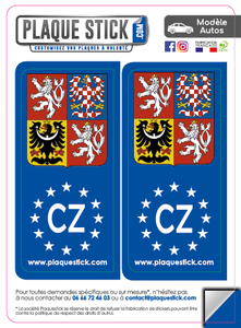 124 -Tchequie "Ceska" Erb PlaqueStick