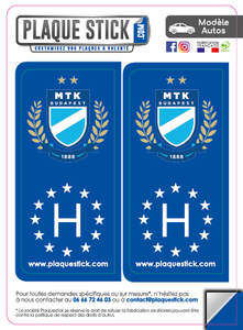 125 -Hongrie "Magyarorszag" -Budapest MTK PlaqueStick