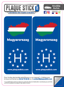 125 -Hongrie "Magyarorszag" PlaqueStick
