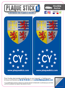 126 -Chypre "Kypros" Oikosimo PlaqueStick