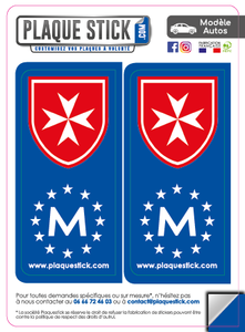 127 -Malte "Malta" Order of... PlaqueStick