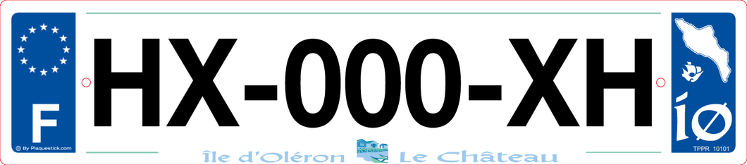 17 -Plaque immatriculation 
