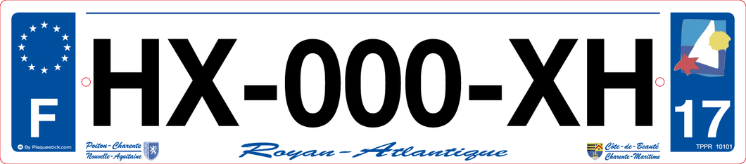 17 -Plaque immatriculation 