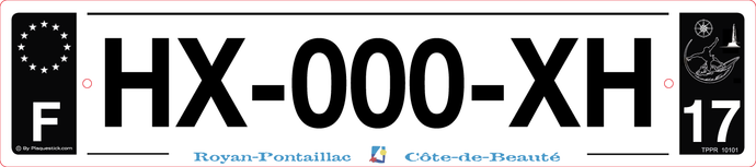 17 -Plaque immatriculation 