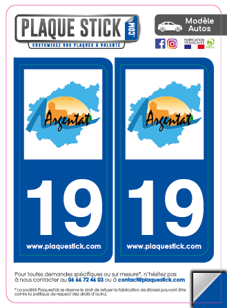 19 -Argentat PlaqueStick