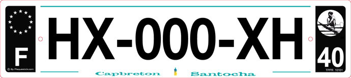40 -Plaque immatriculation 