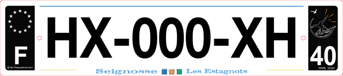 40 -Plaque immatriculation 