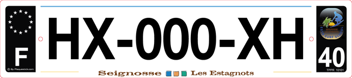 Copie de 40 -Plaque immatriculation 