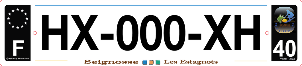 Copie de 40 -Plaque immatriculation 