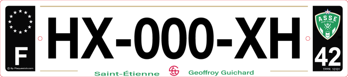 42 -Plaque immatriculation 