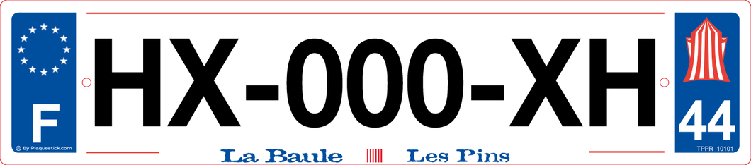 44 -Plaque immatriculation 