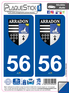 56 -Arradon PlaqueStick