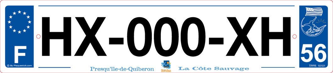 56 -Plaque immatriculation 