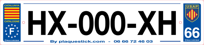66 -Plaque immatriculation 