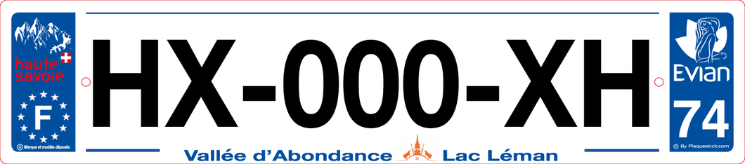 74 -Plaque immatriculation 