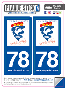 78 -Jouy-en-Josas PlaqueStick