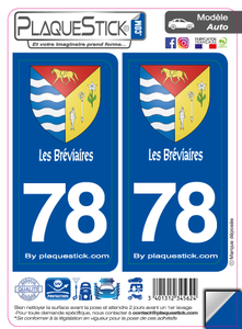 78 -Les Bréviaires "Blason" PlaqueStick