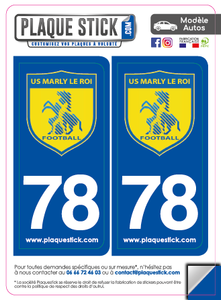 78 -Marly-le-Roi "US" PlaqueStick