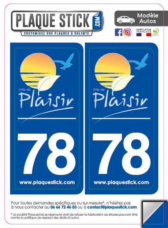 78 -Plaisir PlaqueStick