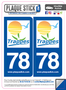 78 -Trappes-en-Yvelines PlaqueStick
