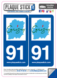 91 -Grigny PlaqueStick
