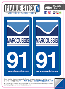 91 -Marcoussis PlaqueStick