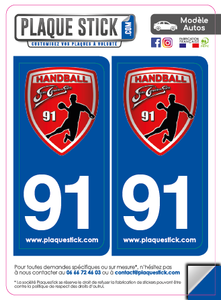 91 -Saint-Germain-lès-Arpajon "Handball" PlaqueStick
