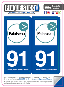 91 -Palaiseau PlaqueStick