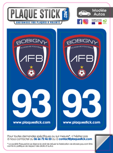 93 -Bobigny "AFB" PlaqueStick