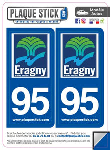 95 -Éragny-sur-Oise PlaqueStick