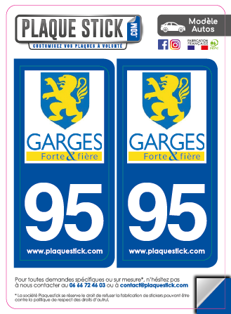 95 -Garges PlaqueStick