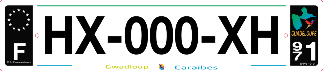 971 -Plaque immatriculation 