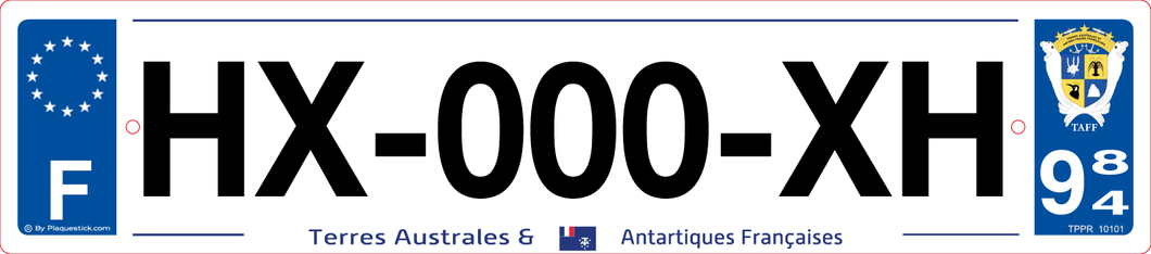 984 -Plaque immatriculation 