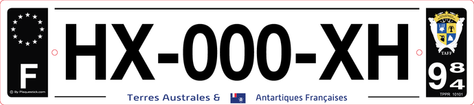 984 -Plaque immatriculation 