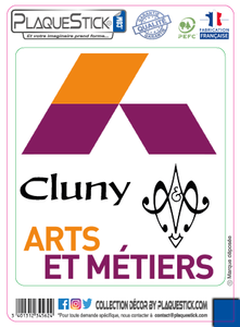 71 -Arts et Métiers "Cluny" Décor PlaqueStick