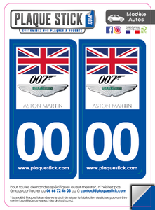 Aston Martin "007 Britannia" PlaqueStick