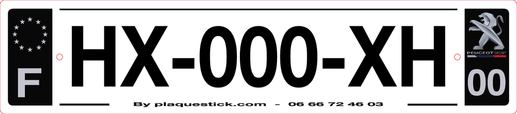 00 -Plaque immatriculation 